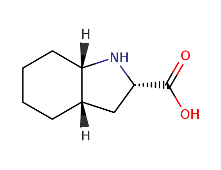 (+/-)-(2S,3aS,7aS)-octahydroindole-2-carboxylic acid