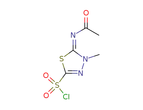 5-acetylimino-4-methyl-4,5-dihydro-[1,3,4]thiadiazole-2-sulfonyl chloride